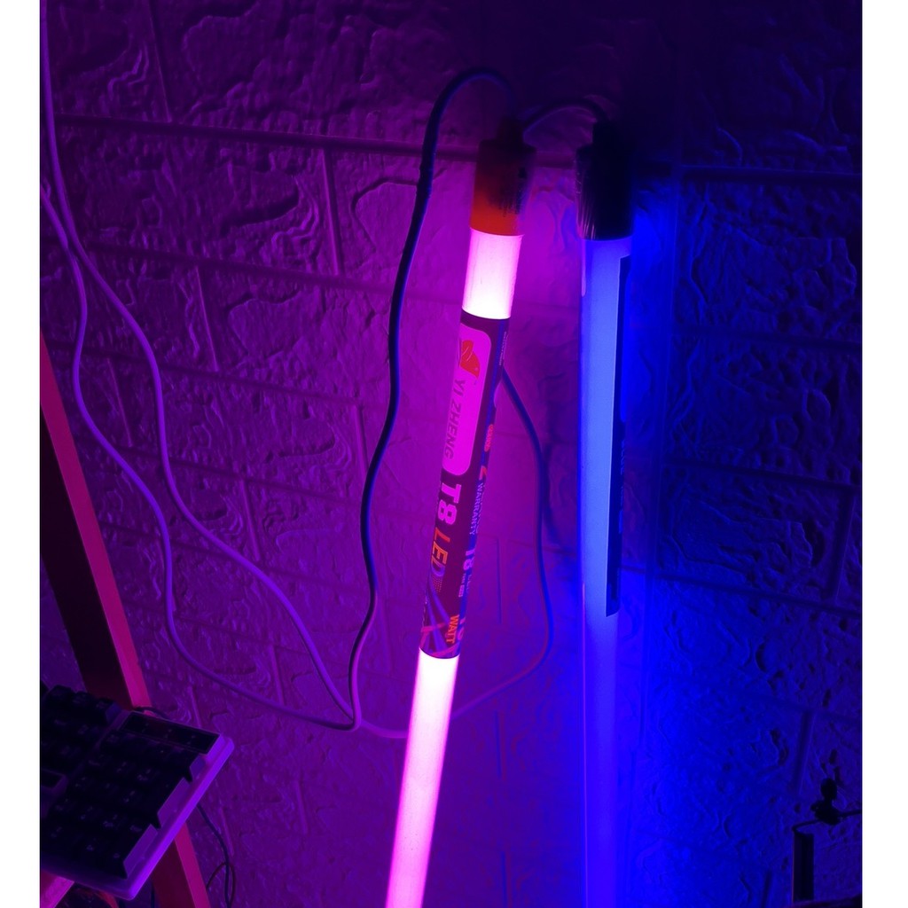 2 tuýp màu 60cm nối dây điện 1m, màu tự chọn.