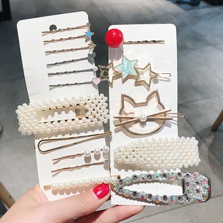 Kẹp Tóc Hoa Lá Vintage Sam Handmade K001