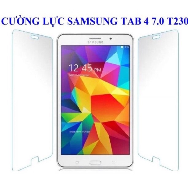 Kính cường lực cao cấp Tab 4 7.0 T230 trong suốt