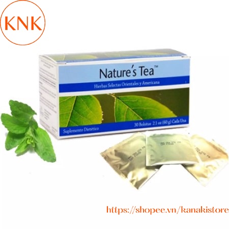 Trà Detox, Thải Độc Ruột Nature's Tea Bảo Vệ Sức Khỏe Hộp 30 Gói x 2Gam