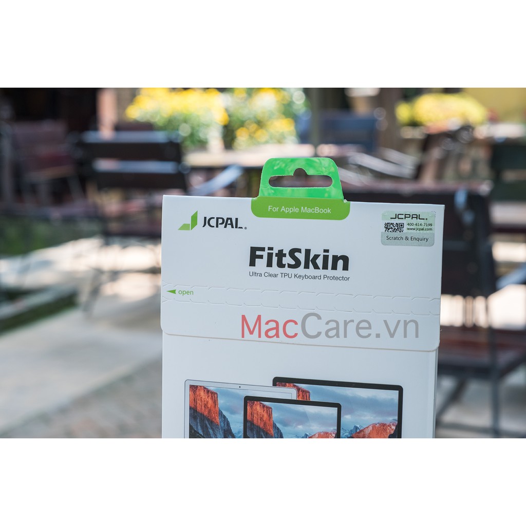 Phủ bàn phím Jcpal FitSkin Ultra cho Macbook 13.3inch, 15.4inch