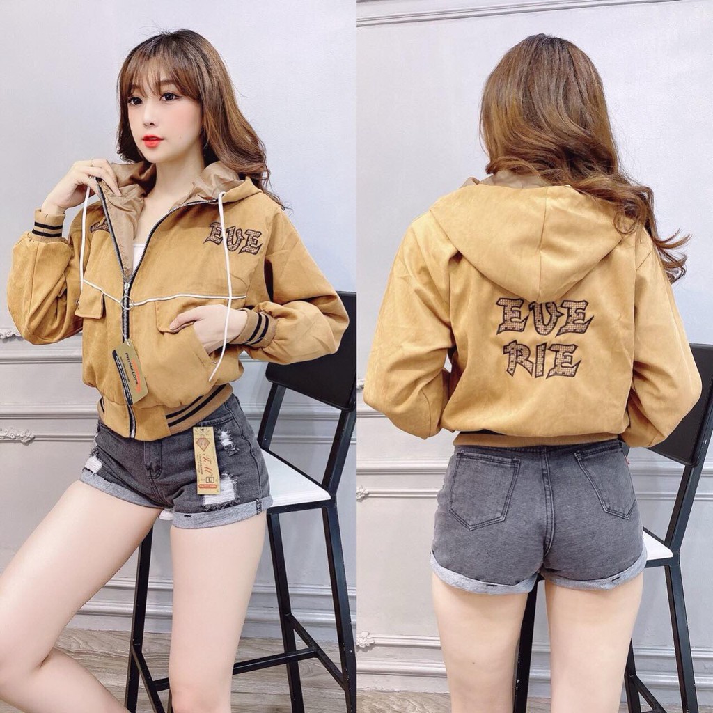 Áo Khoác Nhung Bố Thời Trang Cao Cấp Áo Khoác Nhung Nữ Lửng | BigBuy360 - bigbuy360.vn