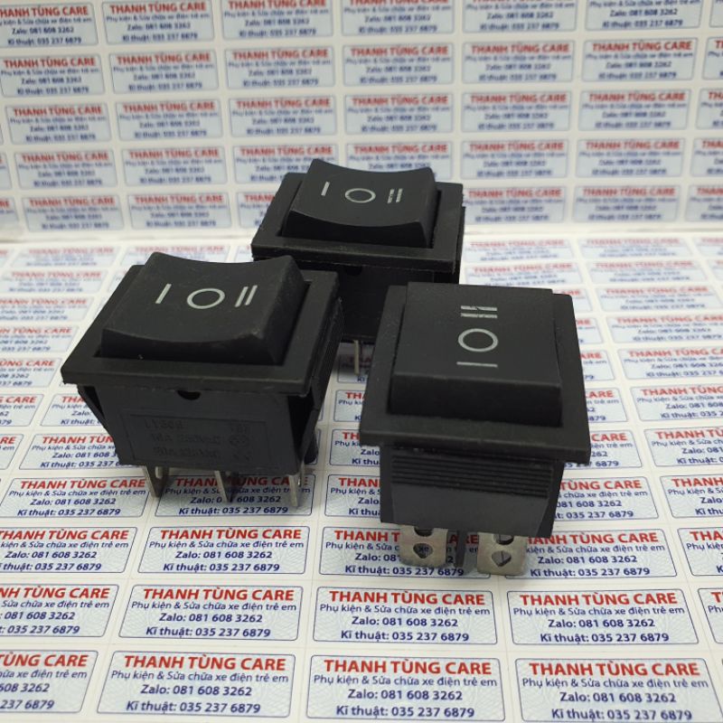 Công tắc Tiến -  Lùi 3 chế độ cho xe ô tô điện trẻ em 6V và 12V