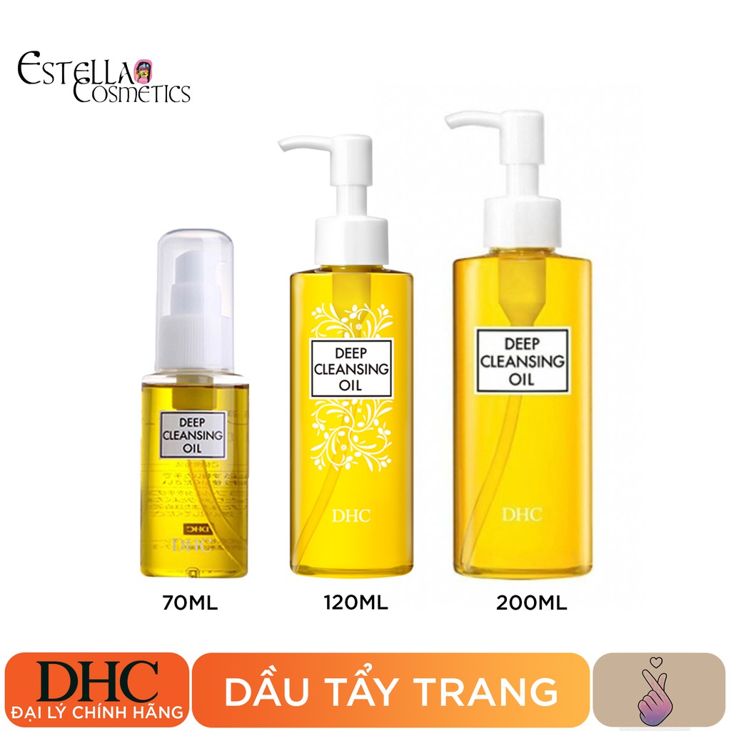 Dầu Tẩy Trang DHC Olive Deep Cleansing Oil (70ml, 120ml, 200ml)