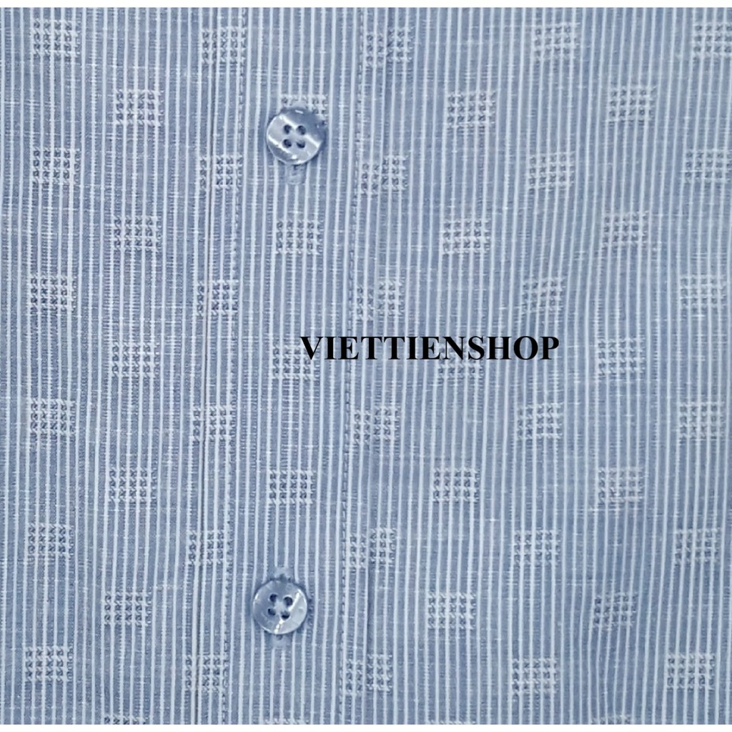 (3964 HVS) ÁO SƠ MI VIỆT TIẾN NGẮN TAY HOA VĂN | BigBuy360 - bigbuy360.vn