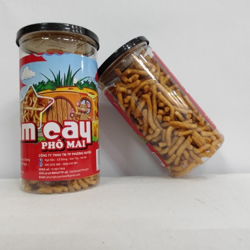 Tăm Cay Fomai - Quẩy Tăm Cay Hộp PTE 220g Snack Thơm Ngon Giòn Tan