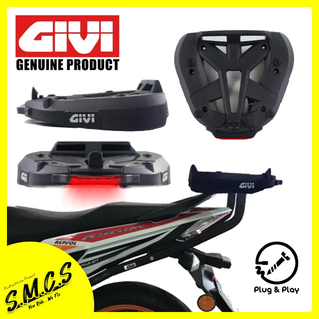 Baga Givi HRX Exciter 155 có đèn chiếu hậu
