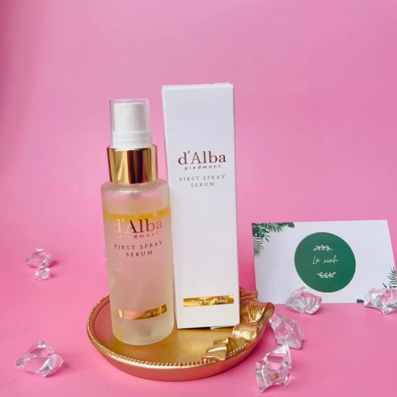 Serum dạng xịt khoáng D'Alba căng bóng da The First Spray Serum 50ml