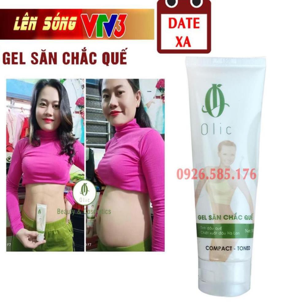 Kem quế săn chắc giảm eo, Kem tan mỡ olic quế tặng kèm đai nịt bụng