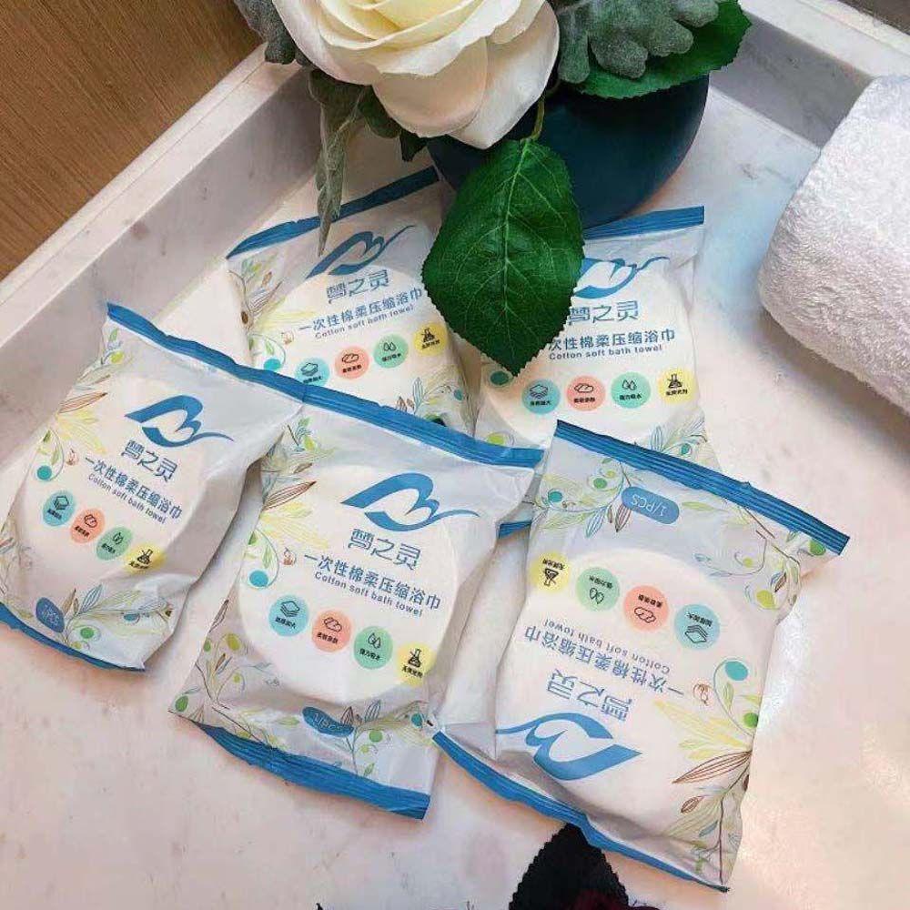 Khăn Tắm Dạng Nén Khô Nhanh Dùng Khi Đi Du Lịch