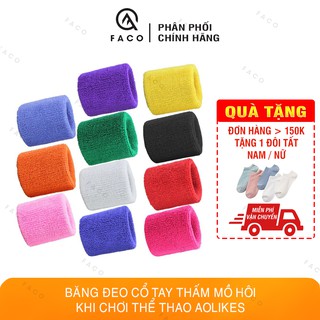 Băng Đeo Cổ Tay Thấm Mồ Hôi Khi Chơi Thể Thao Aolikes - AL018