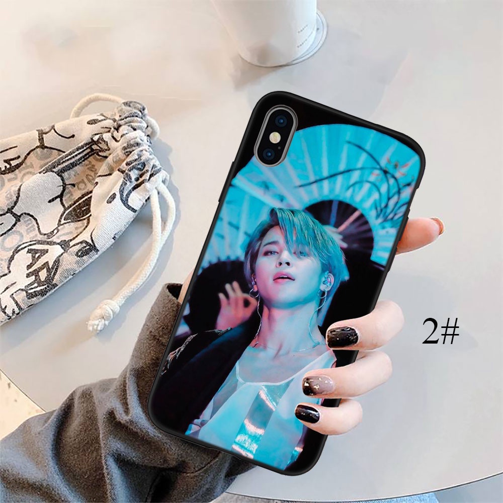 Ốp Điện Thoại Silicon Dẻo In Hình Nhóm Nhạc KPOP Jimin FO42 Cho iPhone 5 5S 6 6S 7 8 11 Pro Max Plus SE
