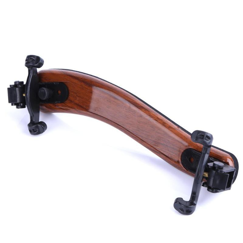 Violin Shoulder Rest Adjustable Professional 4/4 Full Size Violin Shoulder Rest Support Maple Wood Rest Violin Parts