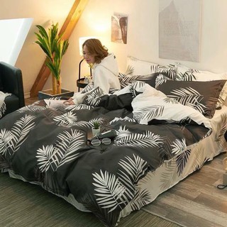 Set 5 món chăn ga gối Cotton Poly Hàn quốc