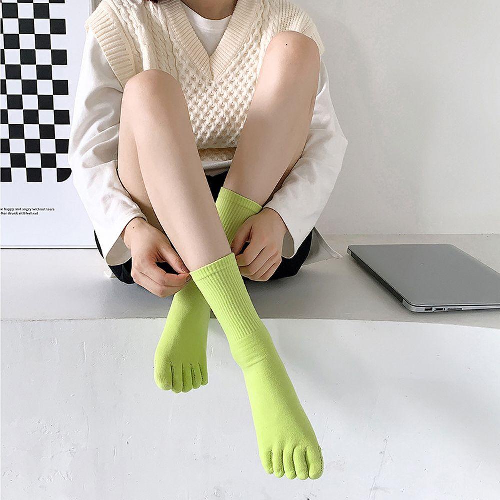 Vớ Cotton Năm Ngón Thời Trang Xuân Thu Cho Nữ