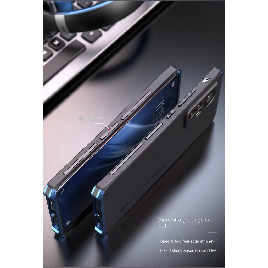 Ốp Điện Thoại Chống Sốc Viền Kim Loại Cho xiaomi Mi 12 12X xiaomi 11 Ultra 11 Lite 5G