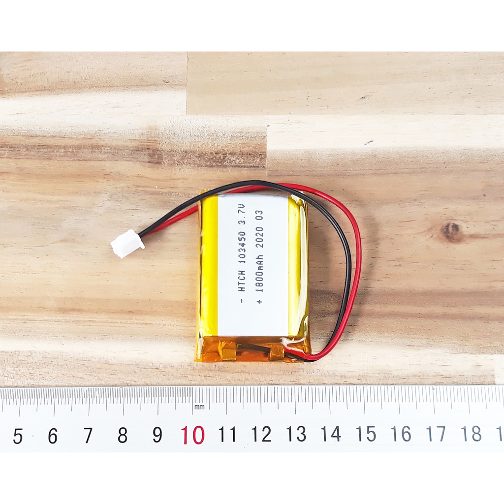 Pin Lithium Polyme (Lipo) 3.7V 1800mAh 34X50 mm - LiBa