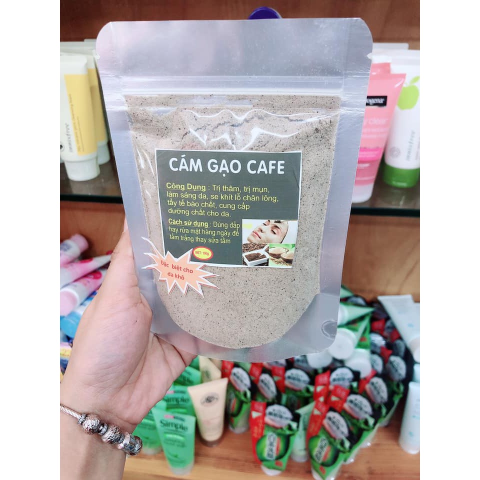 Cám gạo sữa non đắp mặt