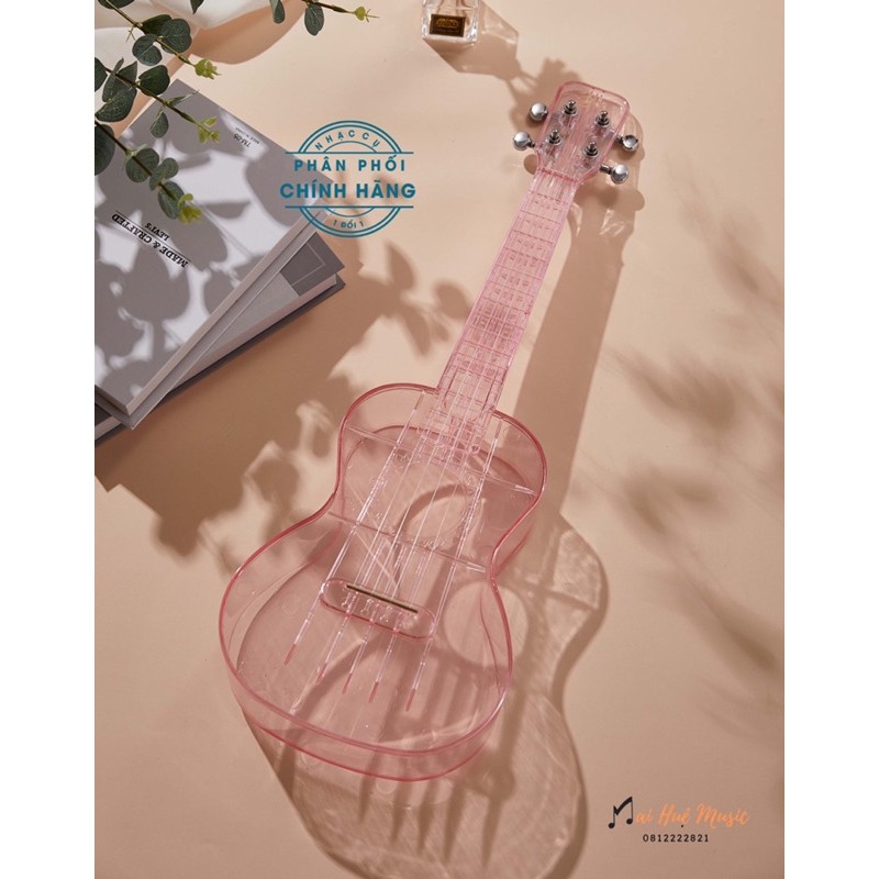 Đàn UKULELE TRONG SUỐT - size concert chính hãng Byla