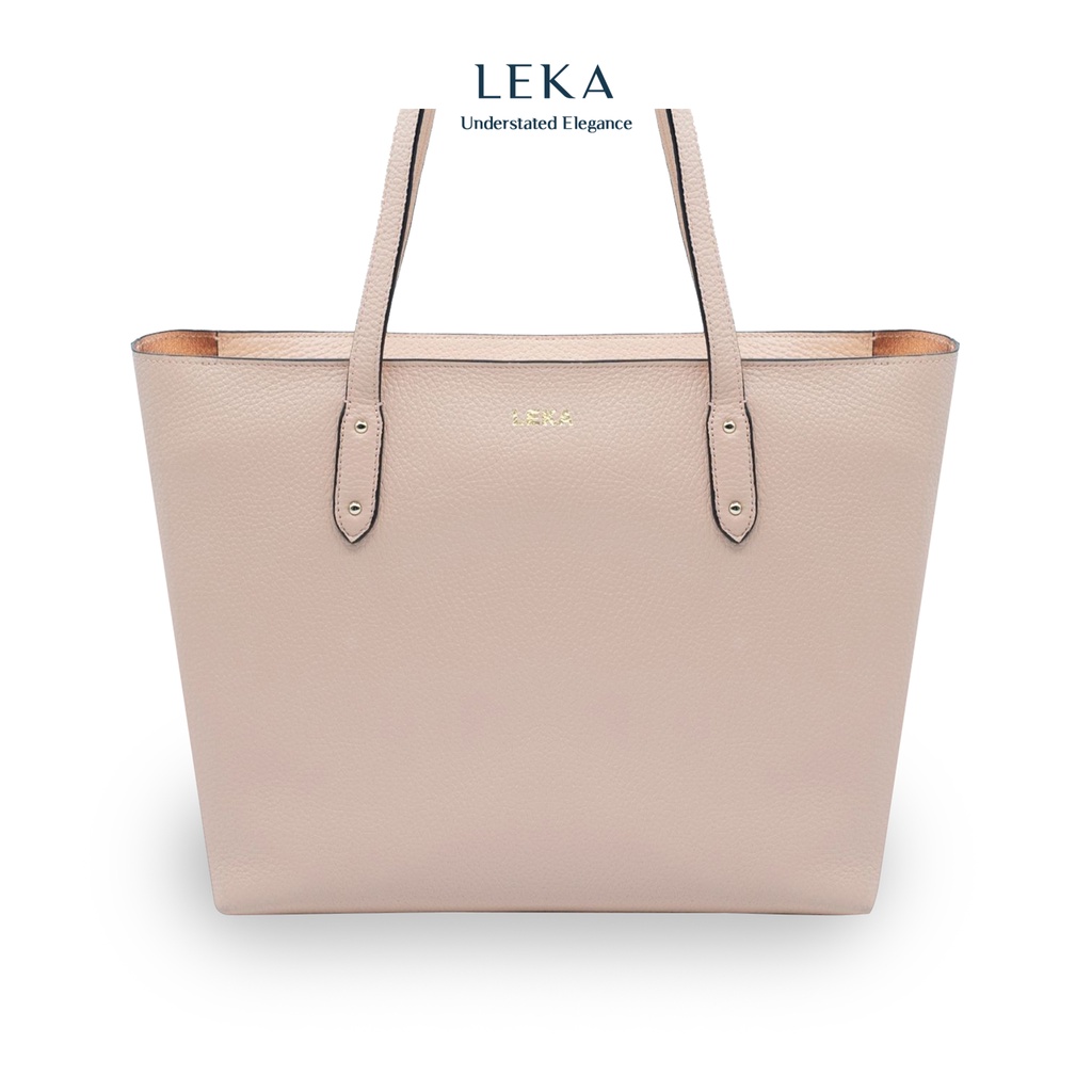 Túi tote nữ da bò thật LEKA - Dáng công sở, đi chơi - Đựng laptop 13inch - GAIA Darcia Tote 31