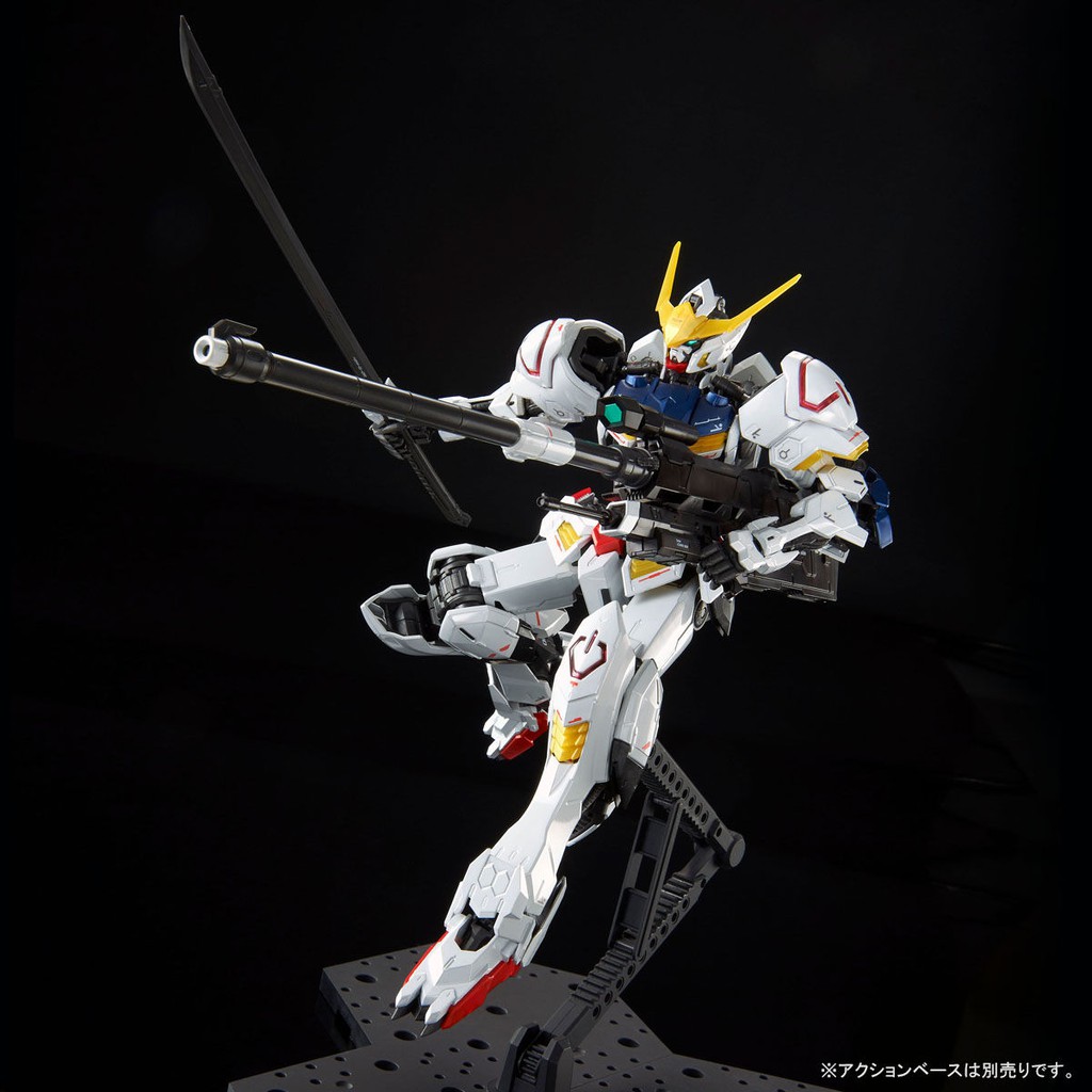 Mô Hình Lắp Ráp The Gundam Base Limited MG Barbatos [Titanium Finish]