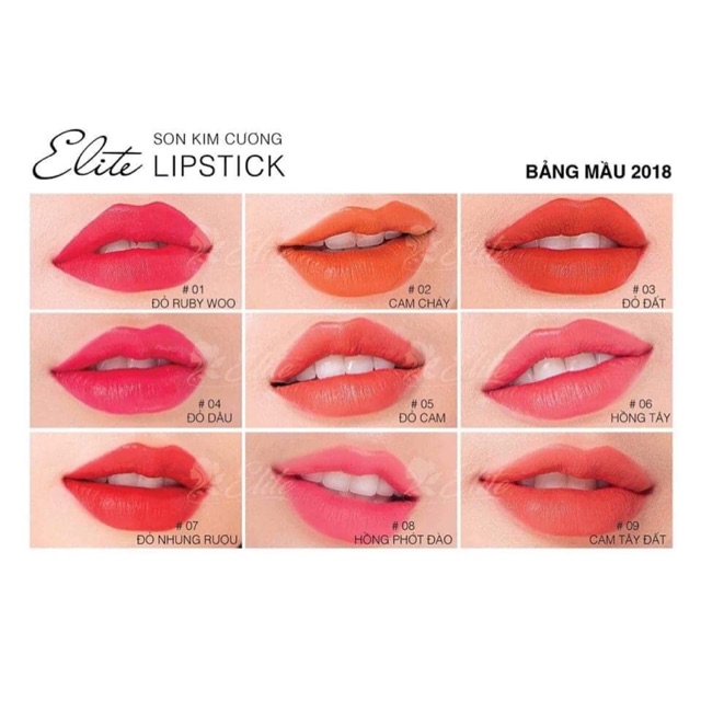 Son Kim Cương Elite Lipstick