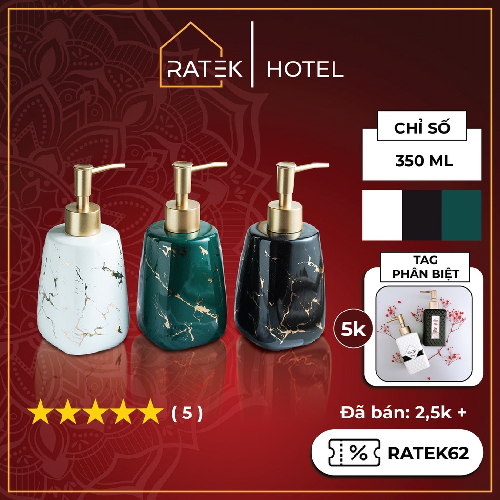 Bình Đựng Sữa Tắm dầu gội, Bình đựng nước rửa tay 350ml