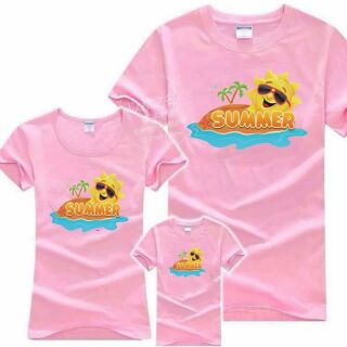 Set 3 áo gia đình cho mùa hè