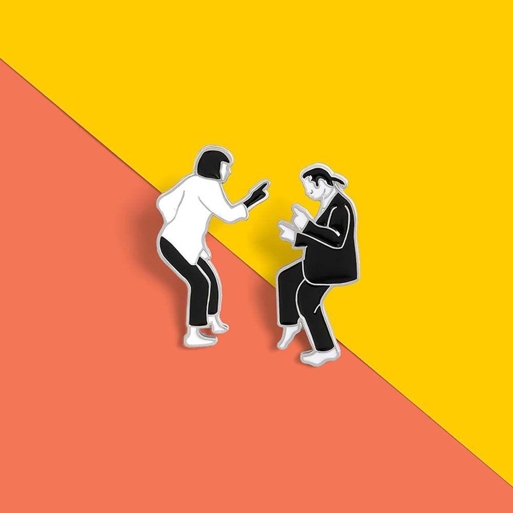 Huy Hiệu Cài Áo Hình Cô Gái Vui Nhộn Dành Cho Bé