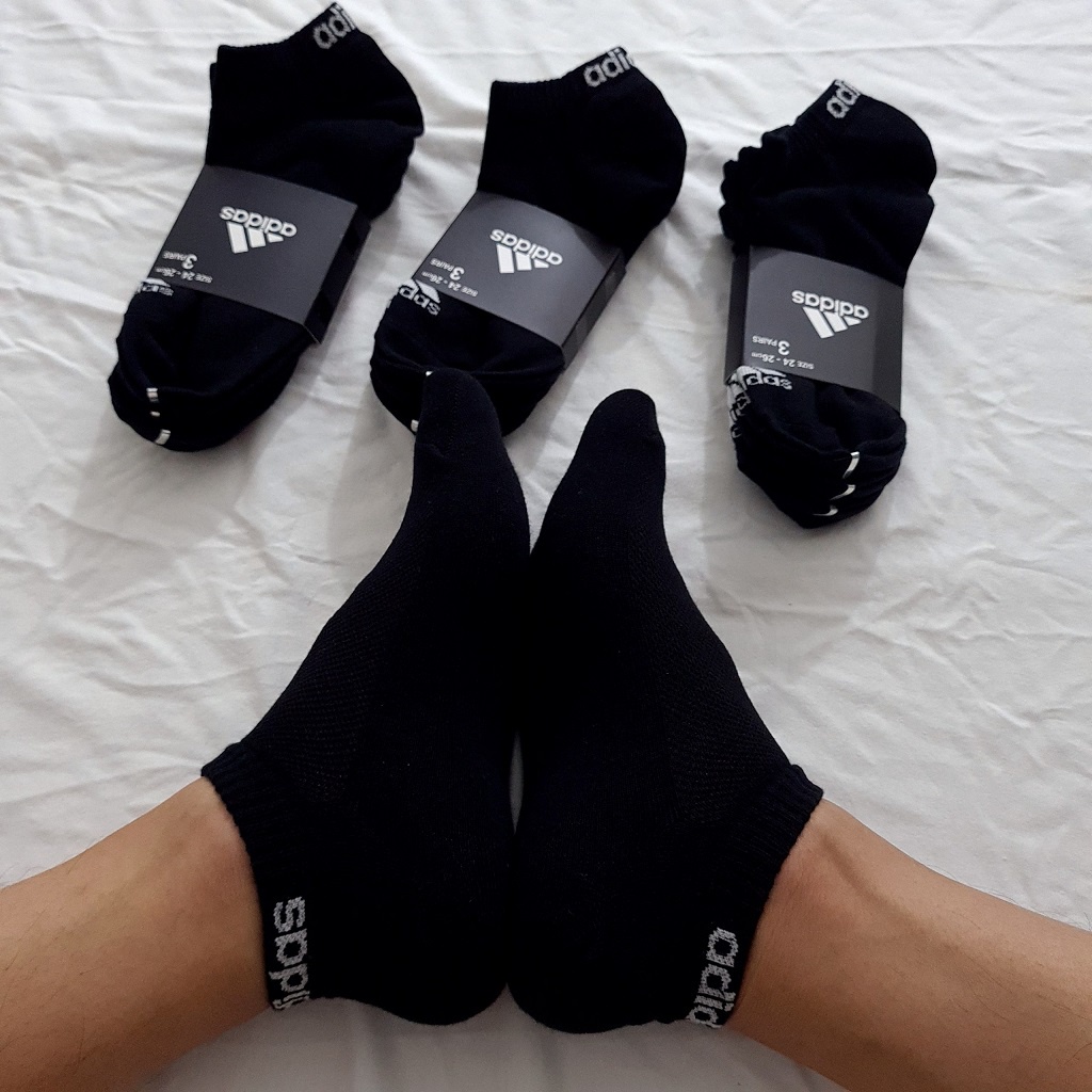 Combo 3 Pack 3 đôi tất thể thao das cổ ngắn ( 3 Xám 3 Đen 3 Trắng ) - Free ship + Quà tặng Loved socks by TatsTats.vn