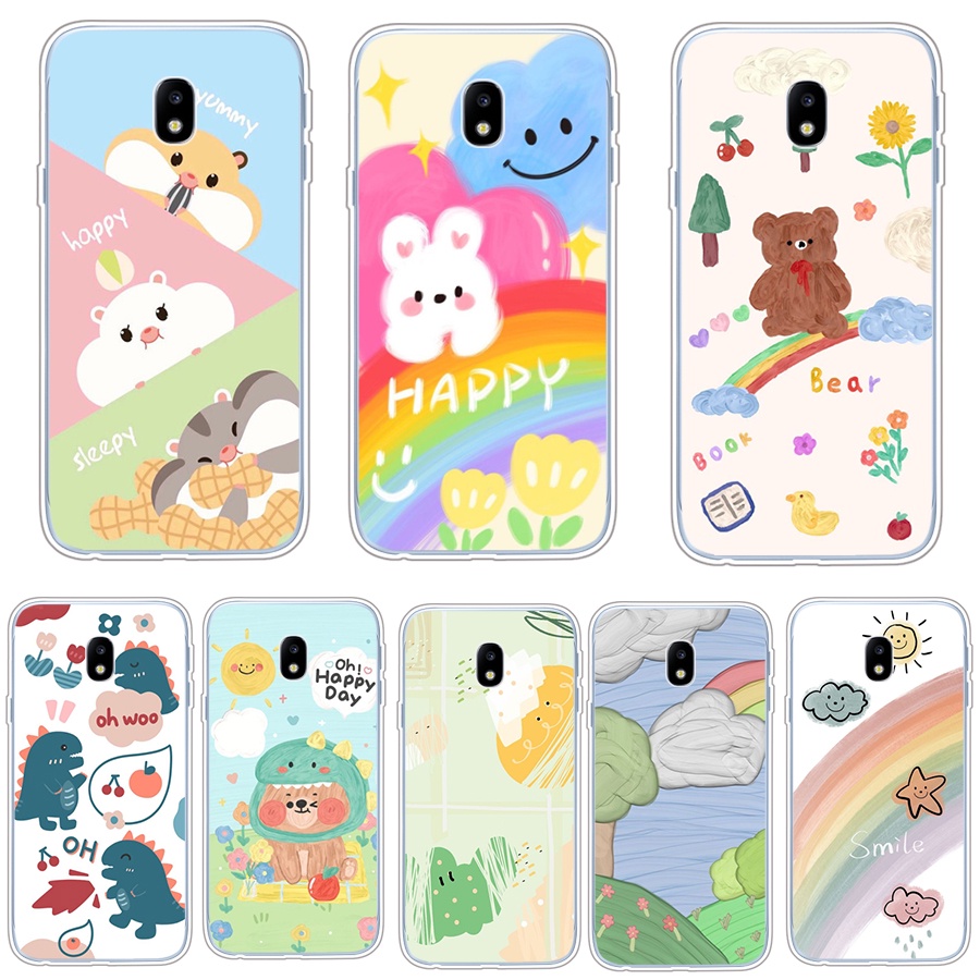 Ốp lưng Samsung galaxy j3 2017 / j3 pro j3 2016 J4 2018 J4 PLUS 2018 Vỏ mềm silicon trong suốt