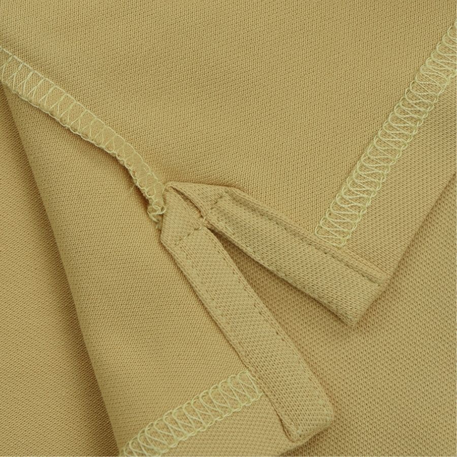 Áo polo nam cao cấp PERFECTMEN vải cá sấu 100% cotton màu vàng co giãn 4 chiều thoáng mát xuất xịn sang trọng lịch lãm