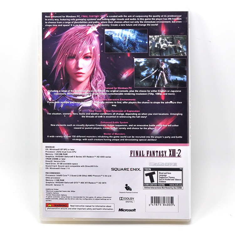 Mô Hình Đồ Chơi Nhân Vật Trong Game Final Fantasy 13-2