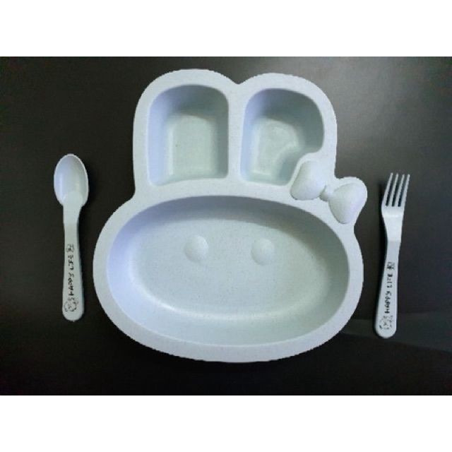 Khay ăn dặm,ăn blw kèm dĩa thìa cho bé TA