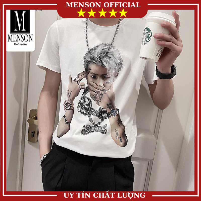 [Hàng Cao Cấp] Áo Thun Nam, Áo Phông Nam Cổ Tròn Cao Cấp In hình 3D Đẹp Vải Cotton Co Giãn 4 Chiều Chất Mát Mùa HèM1141