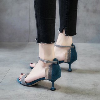 Giày Cao Gót Nữ 3-5cm Phong Cách Hàn Quốc 2019