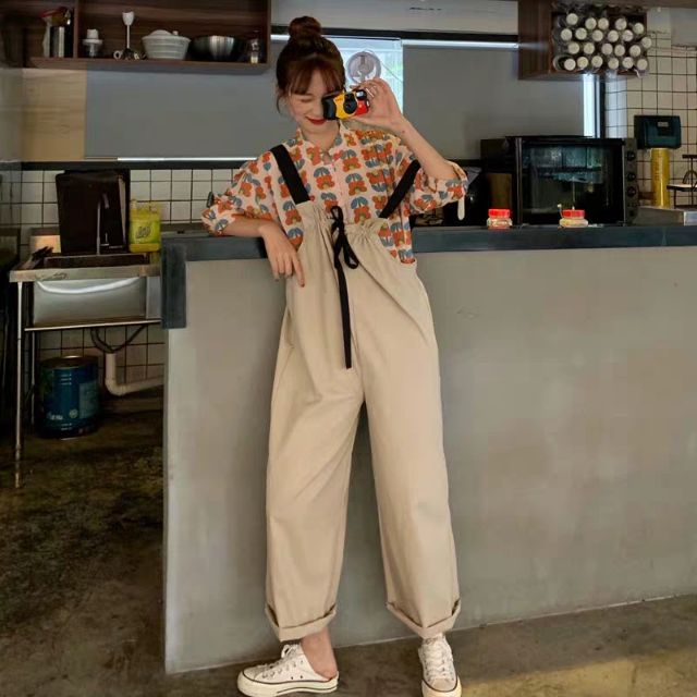 Quần yếm ống suông form dưới 65kg | BigBuy360 - bigbuy360.vn