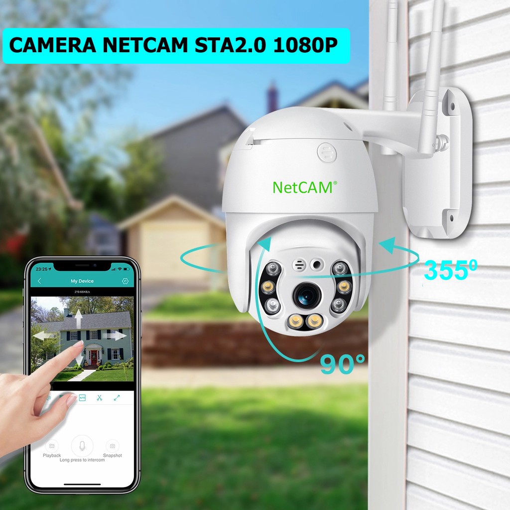 Camera IP wifi ngoài trời Speed Dome NetCAM STA2.0