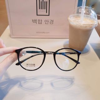 KÍNH CẬN TRÒN ĐEN DẺO MỚI #520