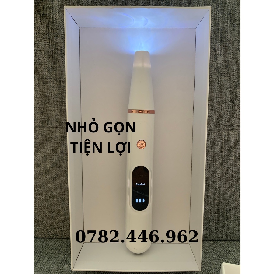 Máy lấy cao răng tại nhà, máy lấy cao răng cầm tay siêu âm, kèm 3 chế độ làm sạch không gây ê buốt răng- SET2112