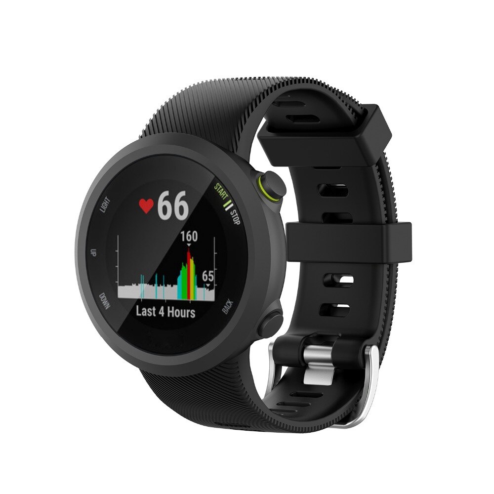 Dây Đeo Thay Thế Bằng Cao Su Silicone Mềm Cho Garmin Forerunner 45