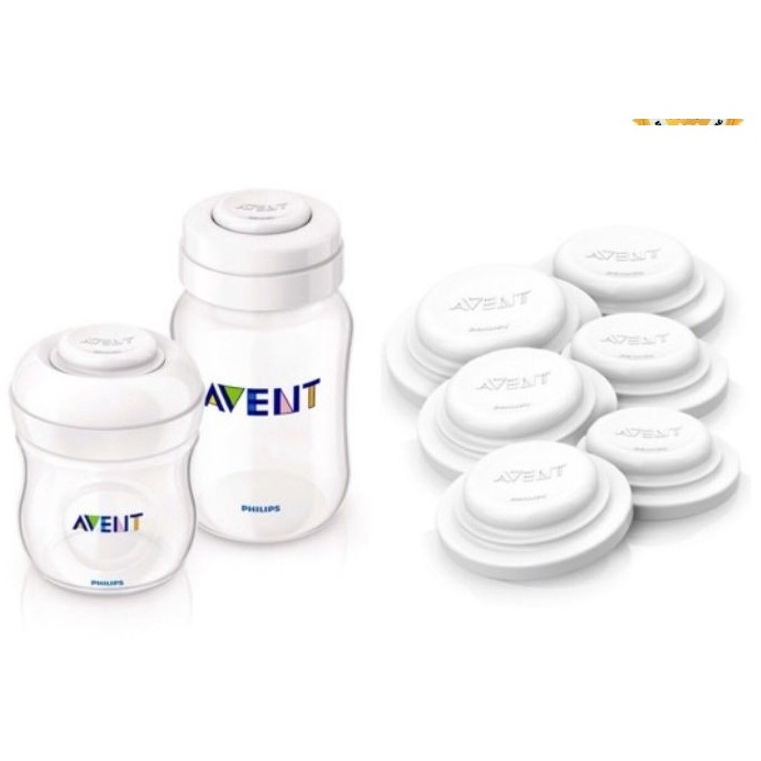 Nắp chặn cho bình sữa Philips Avent Natural chính hãng - Nắp đậy bình sữa chống tràn an toàn cho bé không BPA