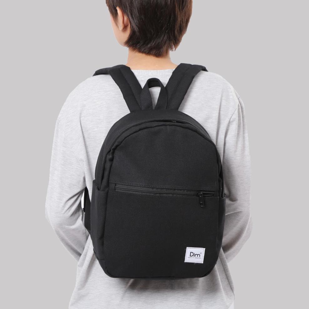 Balo DIM Little Backpack (Balo Mini Nữ, Vải Canvas trượt nước, Đựng vừa khổ A4, Thiết kế nhỏ gọn) – Màu Đen