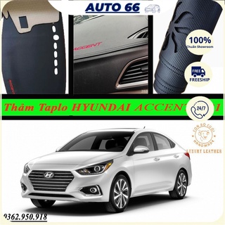 Thảm taplo hyundai accent 2018 - 2022- showroom cao cấp - da vân carbon cao cấp, chống nóng taplo xe