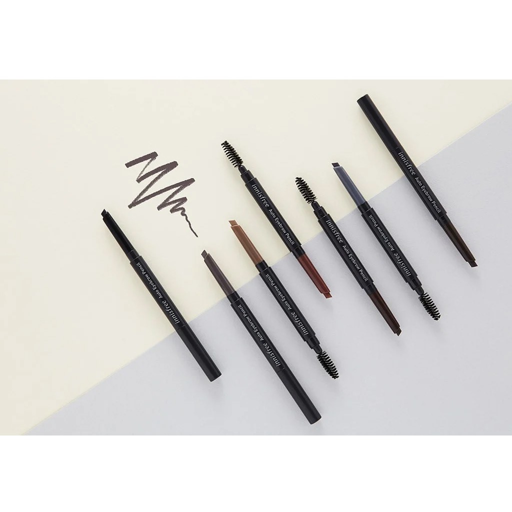 Chì Kẻ Mày Ngang Innisfree Auto Eyebrow Pencil [Hàng cắt seal để kiểm tra chất lượng sản phẩm]