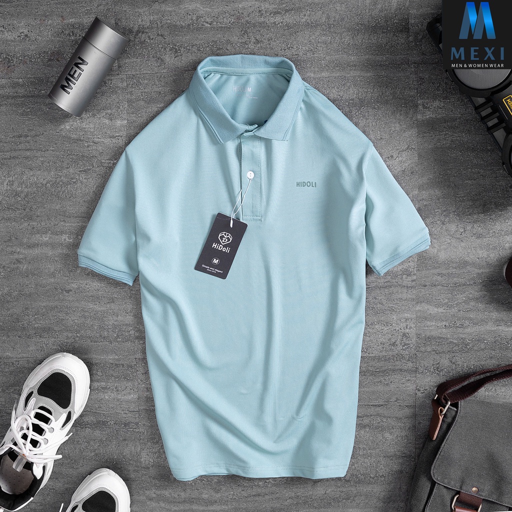 Áo thun Polo nam cổ bẻ vải cá sấu Cotton trẻ trung 5 màu HIDOLI