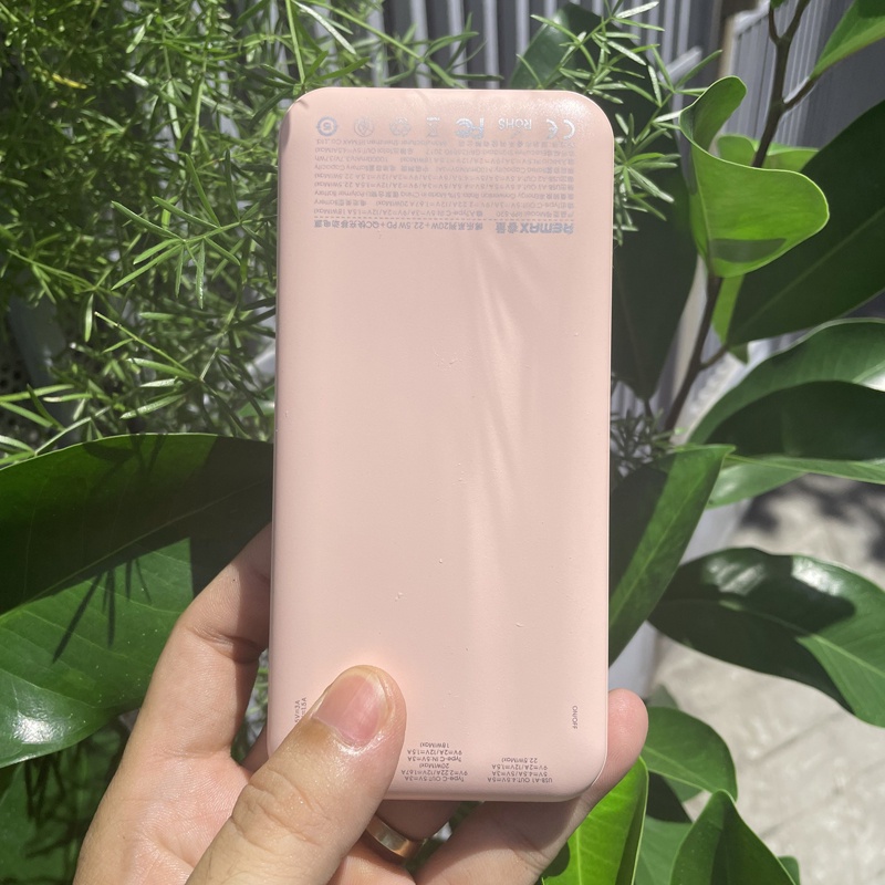 Pin dự phòng sạc nhanh Remax RPP-520 dung lượng 10000mAh QC 22.5W và PD 20W - tích hợp 2 input 3 output