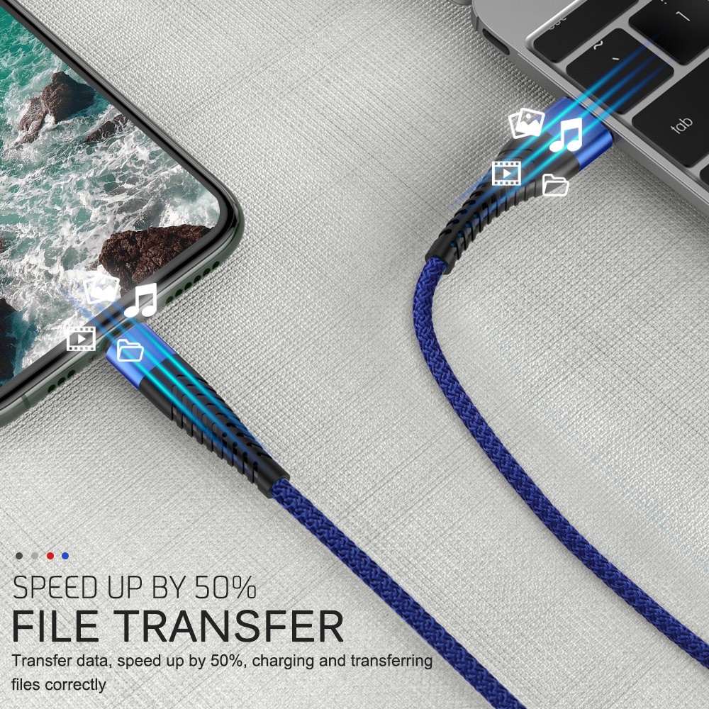 Cáp USB Sạc Nhanh Thích Hợp Cho IPhone 12 11 Pro X Max 6 6S 7 8 Plus