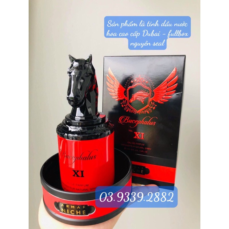 Nước hoa Dubai cao cấp chính hãng Armaf Bucephalus Niche XI 100ml