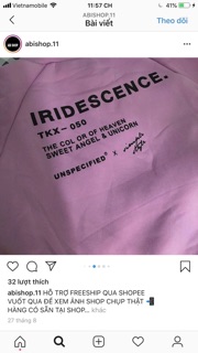 ⭐️Hoddie Nỉ Iridescencs Cực Chất